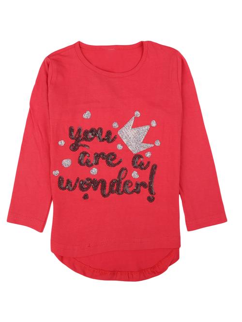 girls printed regular t-shirt - 19481242 - Very Small Image - 1