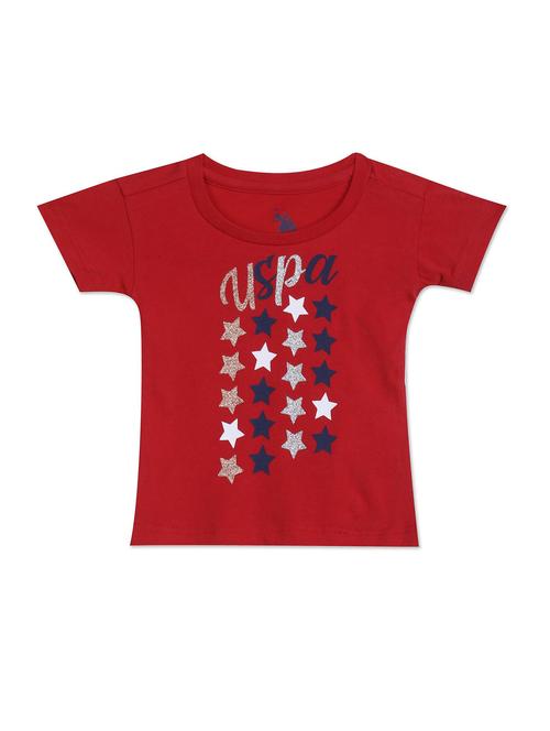 crew neck printed tee - 19482059 - Very Small Image - 1