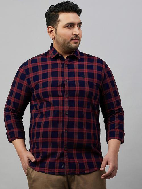 mens checks casual shirt - 19482987 - Very Small Image - 1