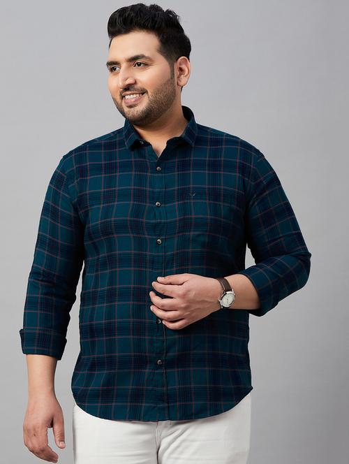 mens checks casual shirt - 19483012 - Very Small Image - 1