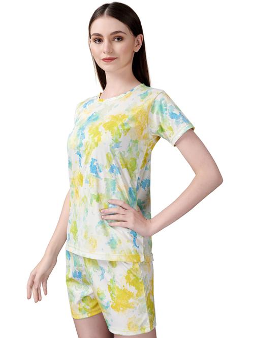 women round neck tie-dyed tee - 19483686 - Very Small Image - 1