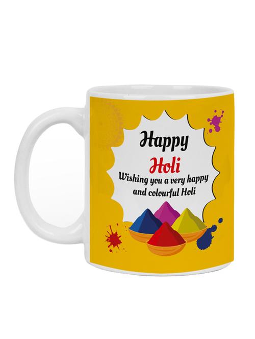 happy holi coffee mug - 19484155 - Very Small Image - 1