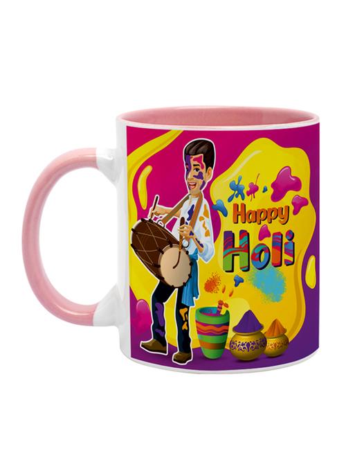 happy holi digital printed coffee mug - 19484200 - Very Small Image - 1