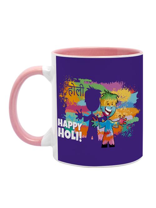 happy holi digital printed coffee mug - 19484216 - Very Small Image - 1