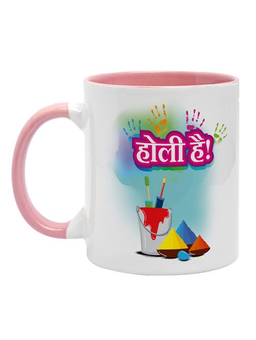 happy holi digital printed coffee mug - 19484218 - Very Small Image - 1
