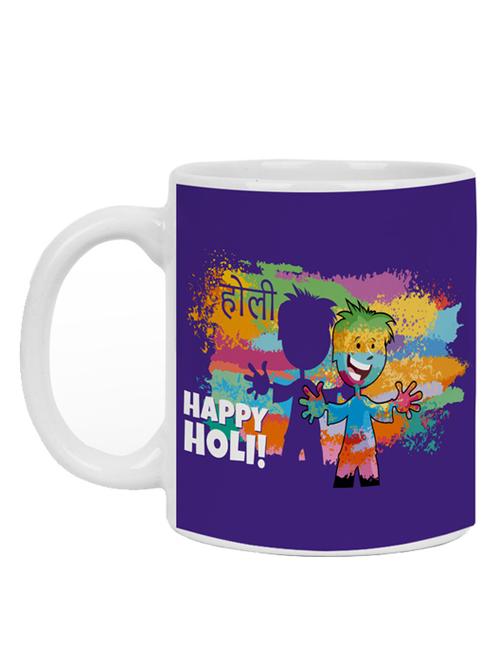 happy holi digital printed coffee mug - 19484232 - Very Small Image - 1