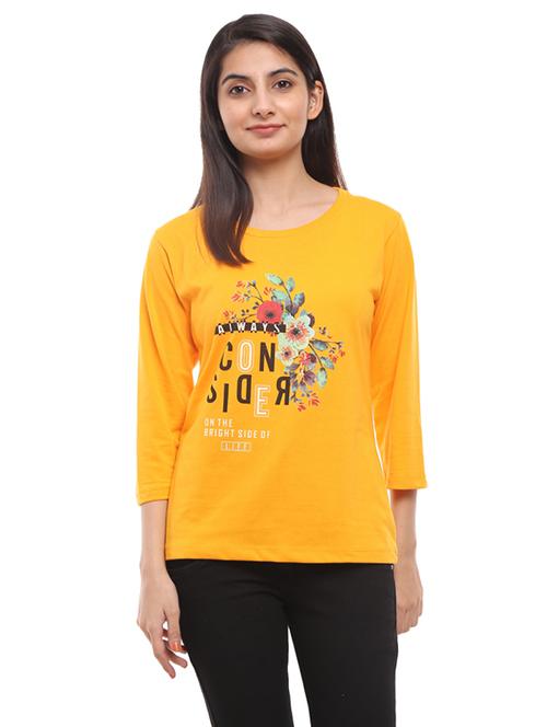 women's straight round neck top - 19484237 - Very Small Image - 1