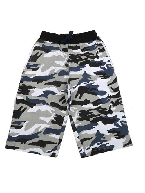 printed cotton three fourth shorts - 19485160 - Very Small Image - 1