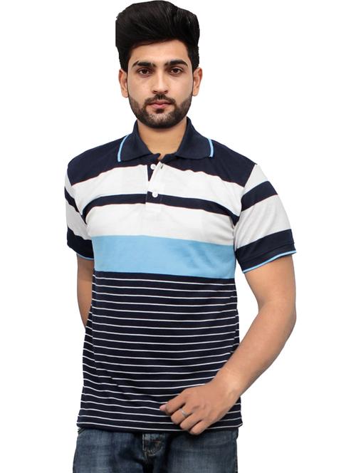 stripes cotton polo t-shirts - 19485254 - Very Small Image - 1