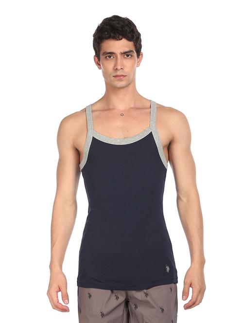 solids cotton vests - 19485359 - Very Small Image - 1
