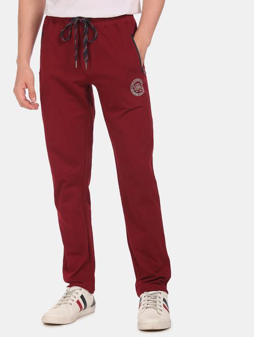 solids cotton full length track pant - 19485383 - Very Small Image - 1