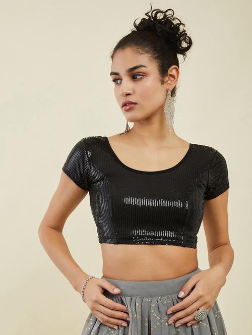self design regular blouse - 19485404 - Very Small Image - 1