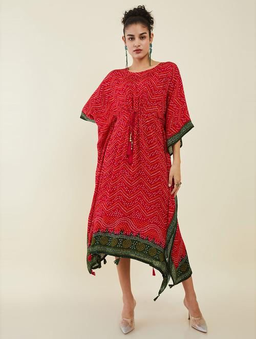 printed cotton kaftan - 19485702 - Very Small Image - 1