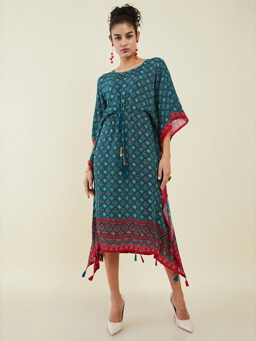 printed cotton kaftan - 19485703 - Very Small Image - 1