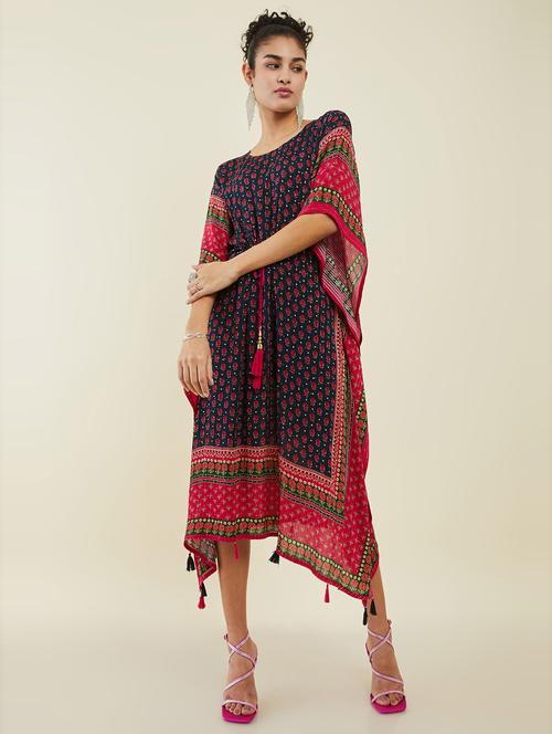 printed cotton kaftan - 19485716 - Very Small Image - 1
