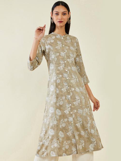 women's a-line kurta - 19485963 - Very Small Image - 1