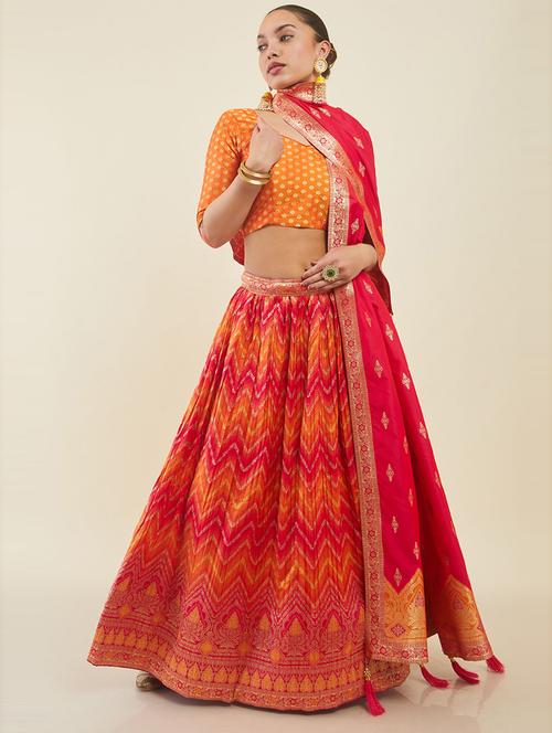 printed stitched lehenga choli - 19486060 - Very Small Image - 1