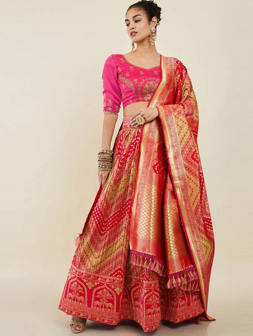 printed stitched lehenga choli - 19486068 - Very Small Image - 1