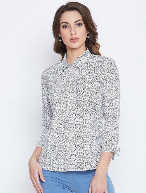 women printed formal shirt - 19486977 - Very Small Image - 1