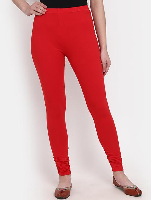 solid cotton churidar legging - 19487679 - Very Small Image - 1