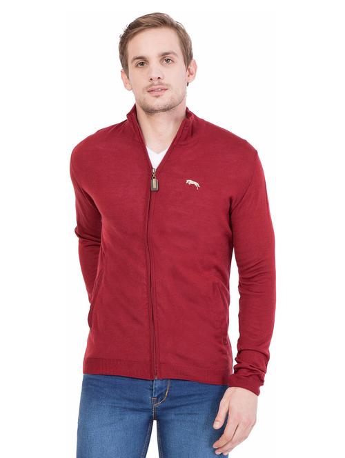 solids acrylic cardigan - 19488489 - Very Small Image - 1