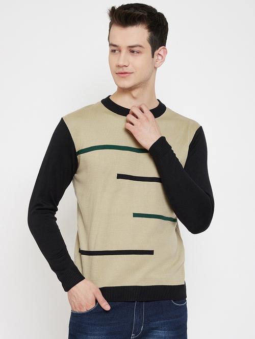 color block acrylic pullover - 19488511 - Very Small Image - 1