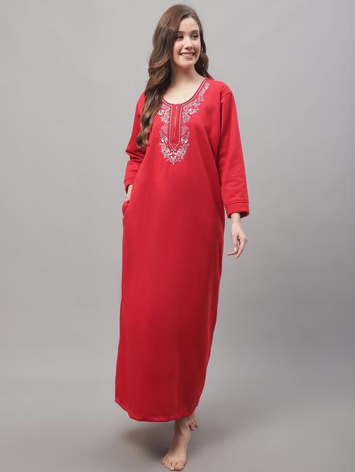 red solid nighty - 19489310 - Very Small Image - 1