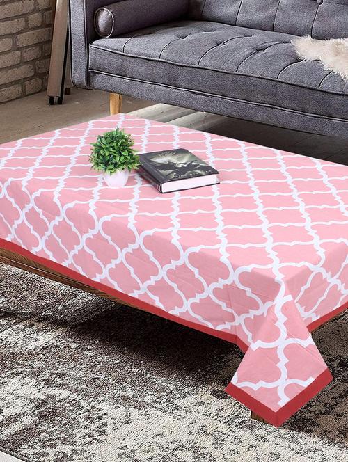 texstylers cotton 4 seater 40 x 60 inch rectangular jaipuri center table cloth - 19489718 - Very Small Image - 1