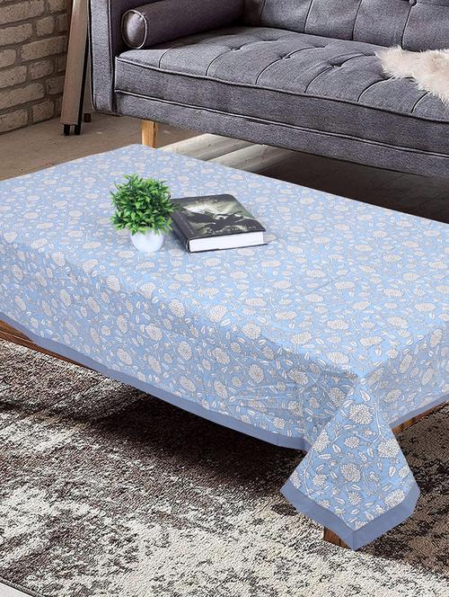 texstylers cotton 4 seater 40 x 60 inch rectangular jaipuri center table cloth - 19489720 - Very Small Image - 1