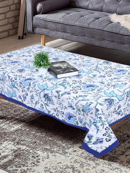 texstylers cotton 4 seater 40 x 60 inch rectangular jaipuri center table cloth - 19489726 - Very Small Image - 1
