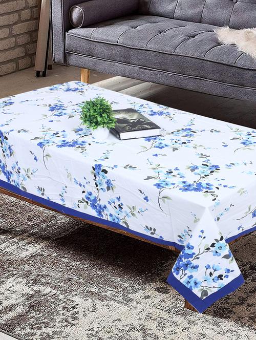 texstylers cotton 4 seater 40 x 60 inch rectangular jaipuri center table cloth - 19489737 - Very Small Image - 1