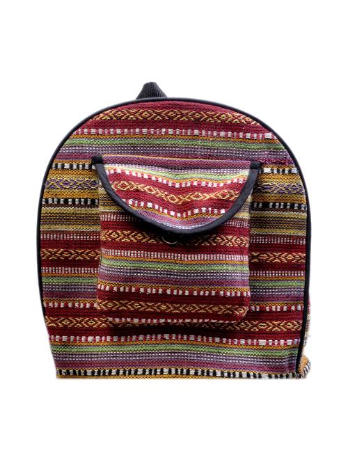 embroidered regular backpack - 19489787 - Very Small Image - 1