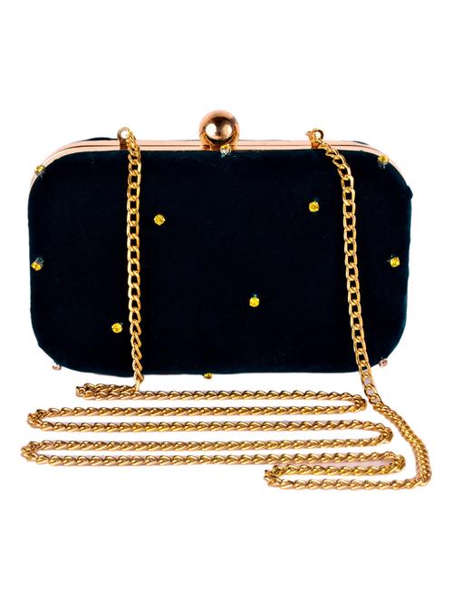 embellished box clutch with detachable strap - 19489800 - Very Small Image - 1