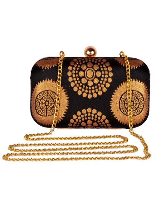 self design box clutch with detachable strap - 19489802 - Very Small Image - 1