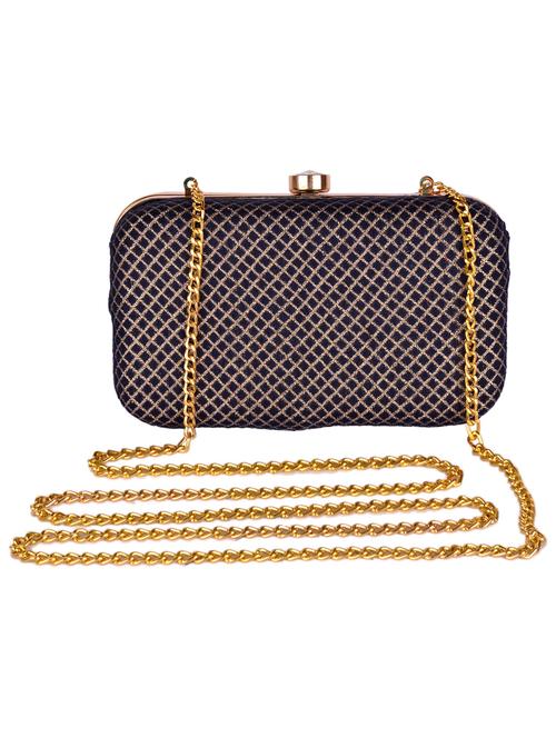 self design box clutch with detachable strap - 19489805 - Very Small Image - 1