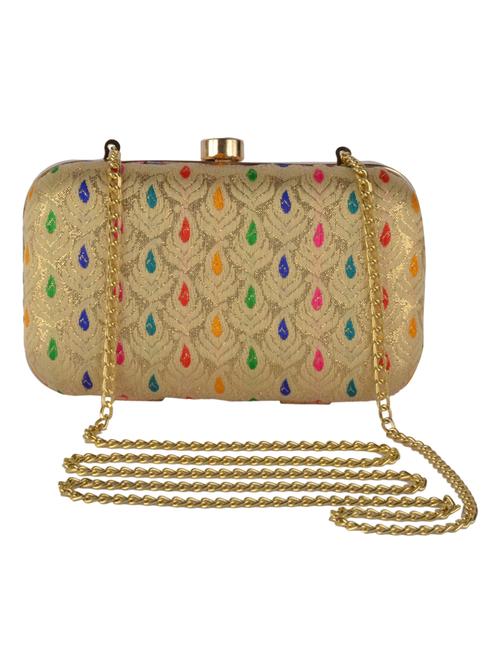 self design box clutch with detachable strap - 19489852 - Very Small Image - 1