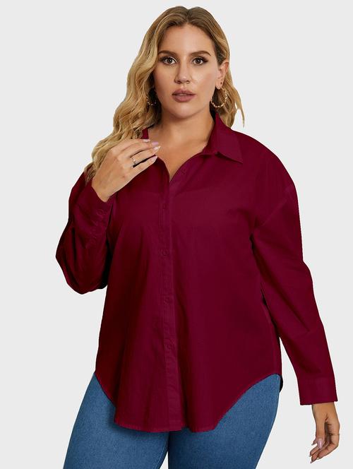 women solid shirt - 19490346 - Very Small Image - 1