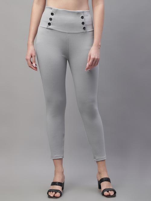 grey polyester jeggings - 19490459 - Very Small Image - 1
