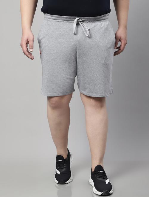 solids cotton shorts - 19490905 - Very Small Image - 1