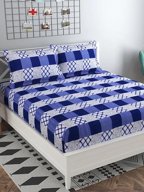 printed bed sheet with pillow cover - 19491267 - Very Small Image - 1