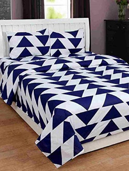 printed bed sheet with pillow cover - 19491343 - Very Small Image - 1