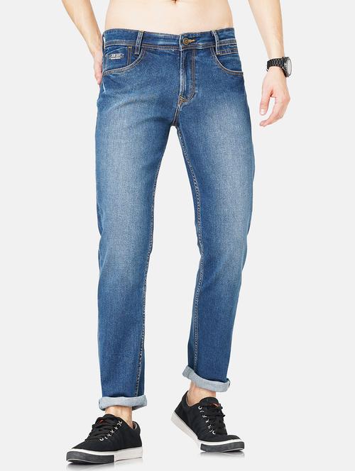 men solid mid rise jeans - 19491595 - Very Small Image - 1