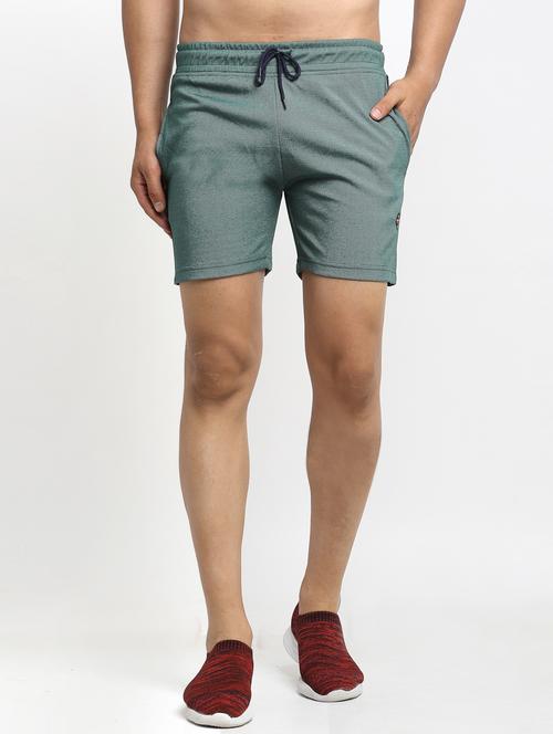 mid rise solid shorts - 19491650 - Very Small Image - 1
