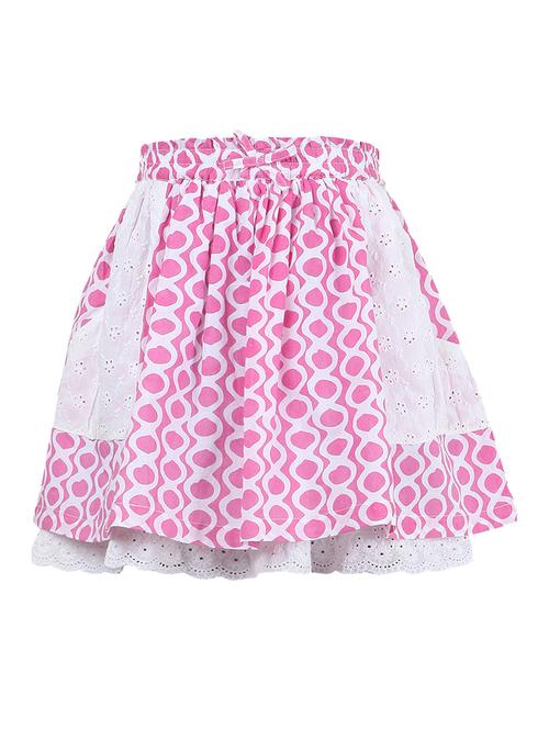 kids girl printed skirt - 19491808 - Very Small Image - 1