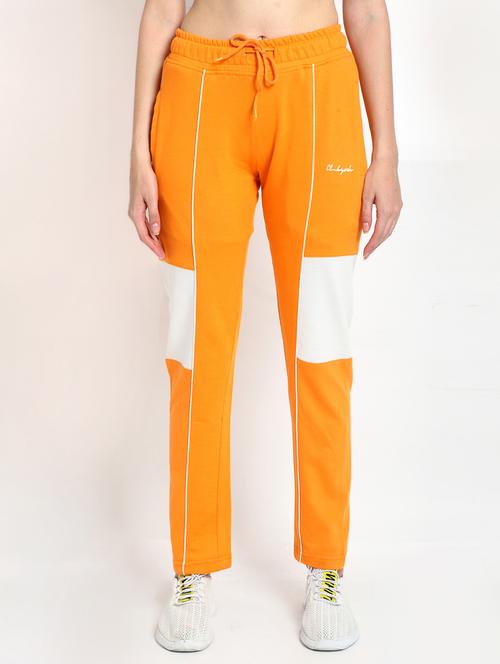 mid rise color block track pant - 19491864 - Very Small Image - 1
