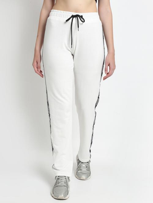 mid rise solid track pant - 19491868 - Very Small Image - 1