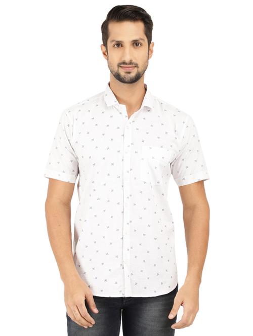 white cotton casual shirt - 19492333 - Very Small Image - 1
