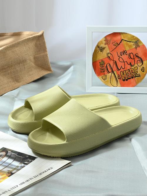 green croslite slip on flip flops - 19492499 - Very Small Image - 1
