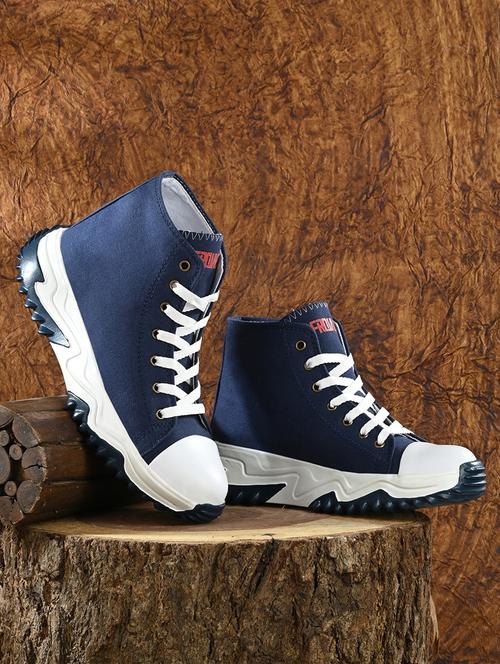 navy lace-up casual shoe - 19492594 - Very Small Image - 1