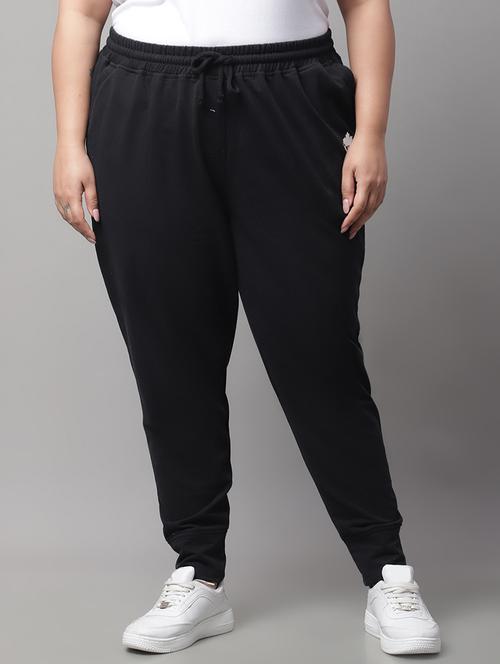 solids cotton track pant - 19492965 - Very Small Image - 1